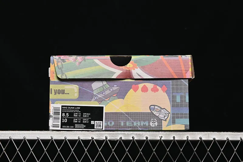 All categories Nk SB Dunk series Nk SB Dunk Low low-top sneakers Nike SB Dunk Low white gray strap low-top casual sneakers DD1391-100